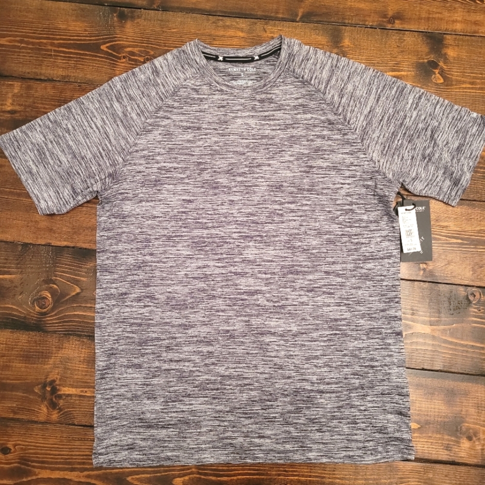 Kenneth Cole techni-cole athletic tshirt men's size small